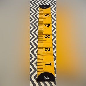 Pottery Barn Kids Measuring Tape wall hanging